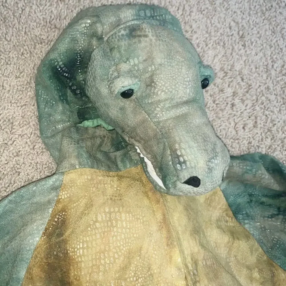 PLUSH Green T-Rex Plush Costume Child Baby SZ 12-18 Months